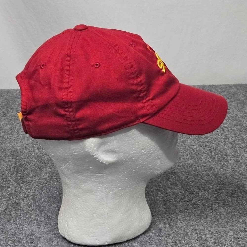 Iowa State Cyclones Hat Top of the World Red Strapback NCAA University Cap Ames - Picture 5 of 8